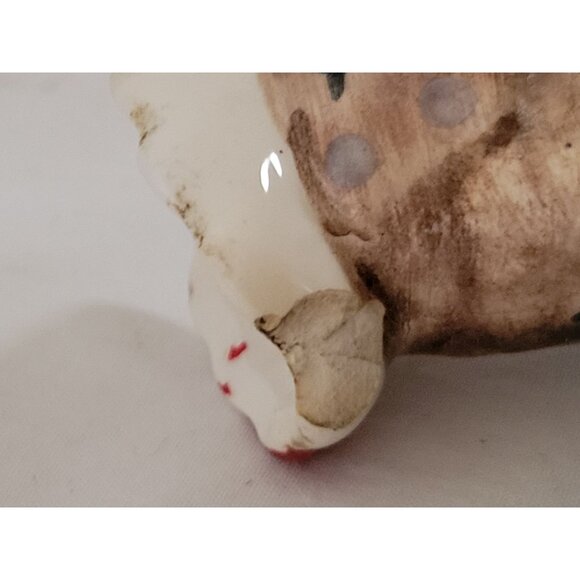 Vintage 1950s Hand-Painted Miniature Ceramic Rooster Pitcher Jug 3" Tall Japan - Picture 4 of 9